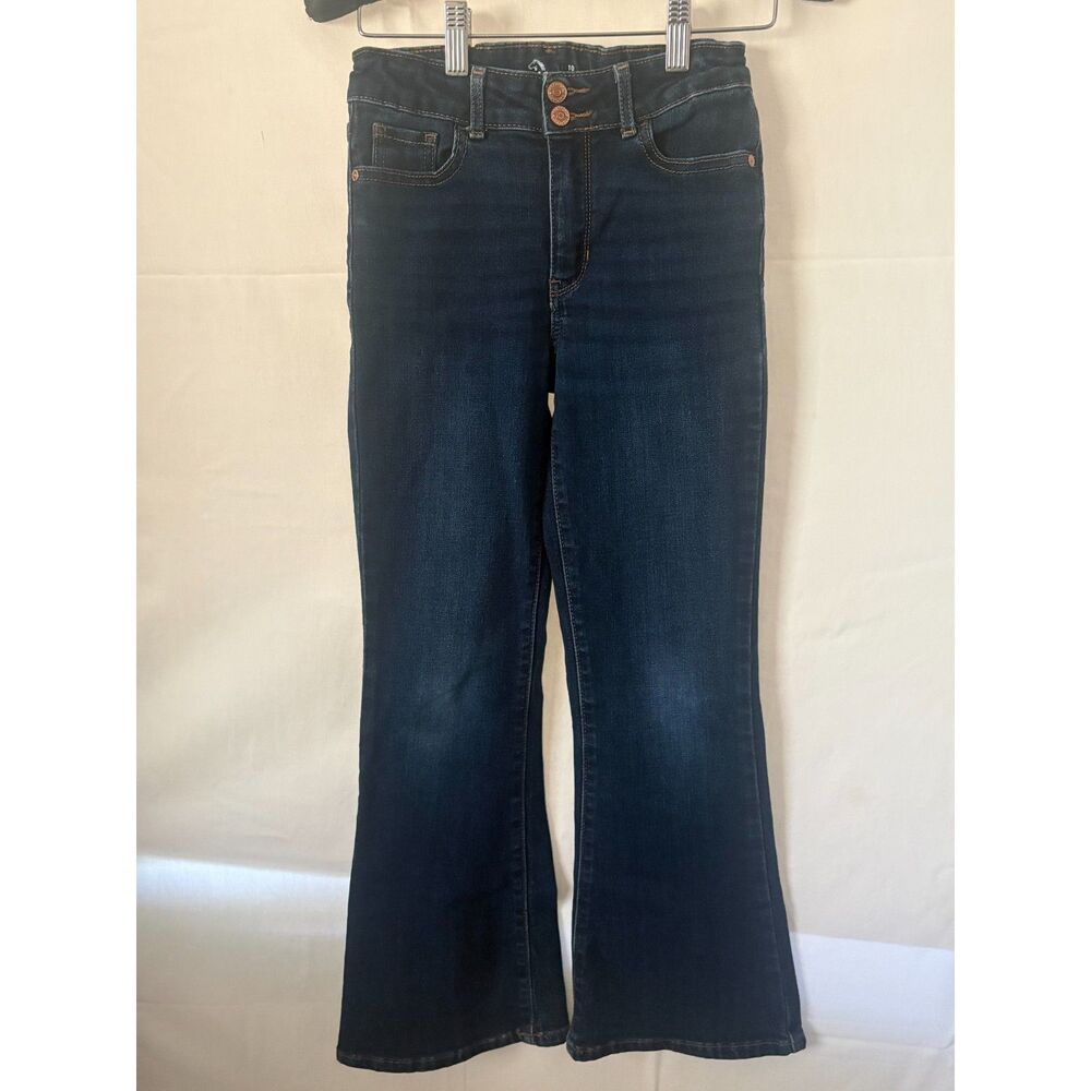 Jordache Flare Jeans Size 10 Dark Enzyme
